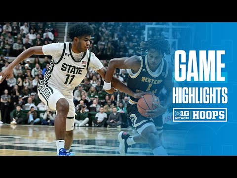 W. Michigan at Michigan State | HIGHLIGHTS | Big Ten Basketball | 12/30/2024