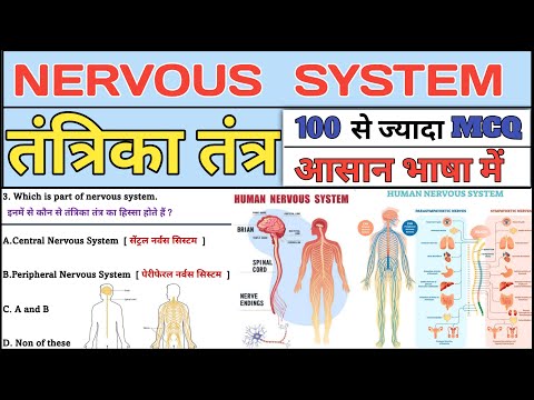 Nervous System MCQ | तंत्रिका तंत्र | Biology MCQ | Neurone | Gk science | Gk science hindi | MCQ