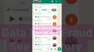 Data Entry fraud || Data entry jobs fraud || My first experience see fullstory #fraud #dataentry