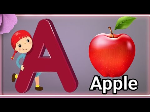 A For Apple, B For Ball, C For Cat, D For Dog, Alphabets A To Z, A To Z ABCD, Alphabets In English