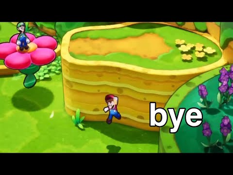 mario abandons luigi (BrotherShip Glitch)