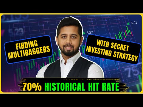 Finding multibaggers using a secret investing strategy with 70% historical hit rate