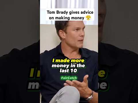 Tom Brady gives advice on how to make money long term #shorts #tombrady #moneymindset