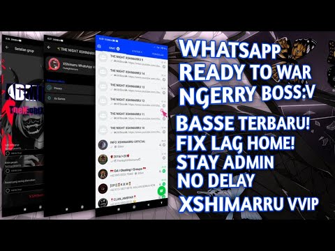 WHATSAPP READY TO WAR XSHIMARRU VVIP | STAY ADMIN NO DELAY