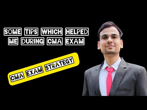 Some tips which helped me during my CMA Exam | CMA Exam June 2024 | #cmaexams  #cmastudents  #exam