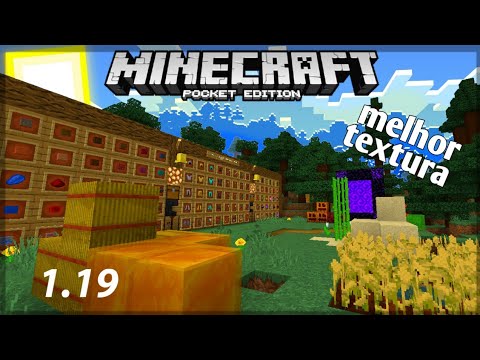 A MELHOR TEXTURA PARA MINECRAFT 1.19 (PE/MCPE/BEDROCK) | FAITHFULL 64X64