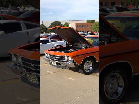 The orange on this ‘69 Chevelle Malibu is 🔥 #chevy #chevelle #malibu #chevymalibu #sbc #musclecar