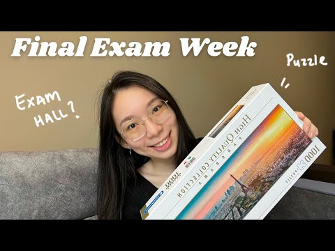 Final Exam Week 🇲🇾| UCSI Final Exam Hall 🤯 | Grocery Haul🥦 | Puzzle with me 🗼|Stay productive ✨