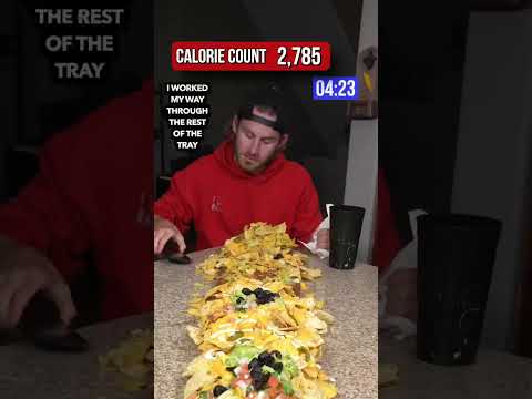 Eating The World's LONGEST Nacho Tray!