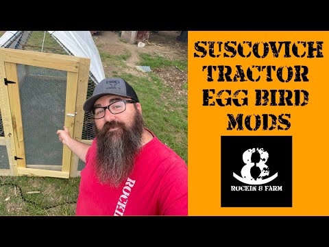 Turning the Suscovich Chicken Tractor Into An Egg Mobile | Central Texas Homestead