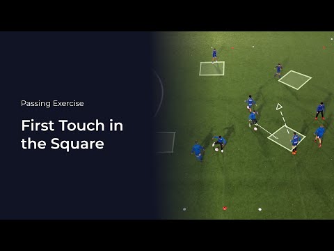 First Touch in the Square | Soccer Coaching Drill