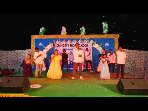 dad and daughter emotional performance at gangeya high school chilvakodur