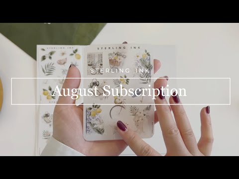 Mediterranean Vibe Subscription Kit (August 2022) | Sterling Ink