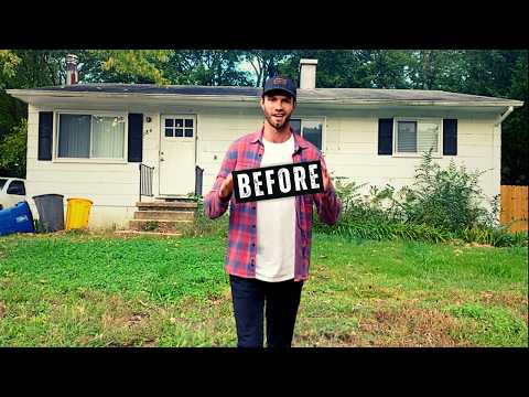 From Crack House to Curb Appeal! (Incredible DIY Transformation)