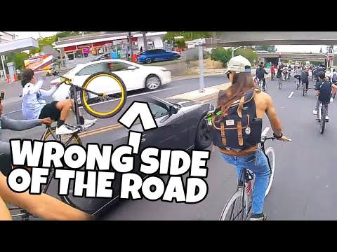 People Driving Like Idiots Through Massive Bike Ride [Cycle Vlog]