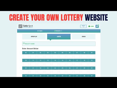 Creat Your Own Lottery website | Start own online lottery business