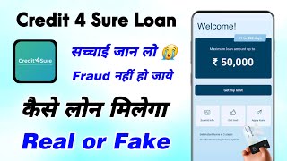 Credit4Sure loan kaise le - Credit4Sure loan app review - Credit4Sure loan app - Credit4Sure loan