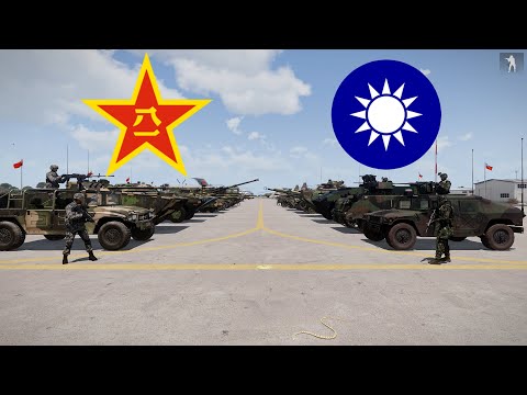 中華民國國軍/中国人民解放军 武器比較 Arma 3 2021 Taiwan vs China military