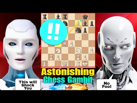 Stockfish 17 PLAYED THE Astonishing Chess Gambit (Bishop Sacrifice) Against Dragon AI | Chess Gambit