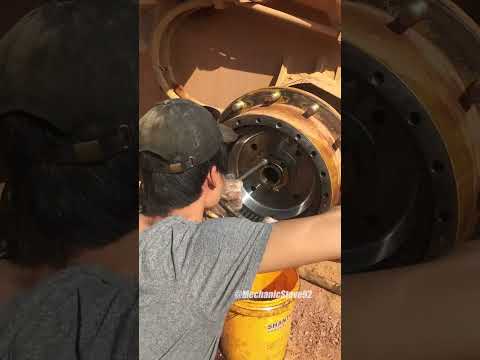 Loader Wheel Maintenance . #short #shorts #shortsvideo  #auto #mechanic #mechanicsteve