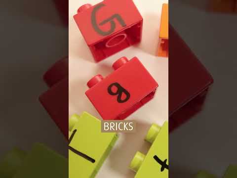 How to teach capital and small letters using LEGO? #lego #shorts #teaching #childdevelopment