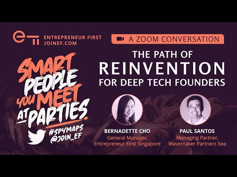 The Path of Reinvention for Deep Tech Founders - a conversation with Paul Santos.