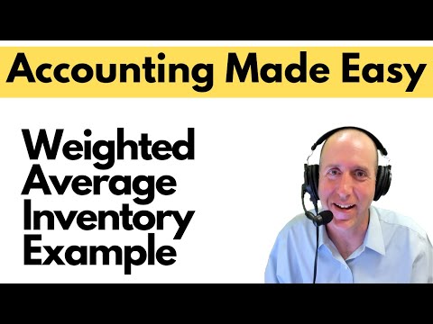 FA 34 - Inventory - Weighted Average (Average Cost) Method