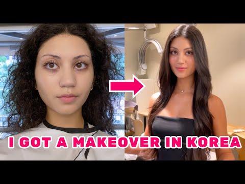 getting the VIRAL K-BEAUTY MAKEOVER in seoul 💖 (k-beauty tips & tricks)