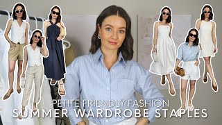 PETITE FRIENDLY SUMMER WARDROBE STAPLES | CHIC & ELEVATED STYLE | Styled. by Sansha