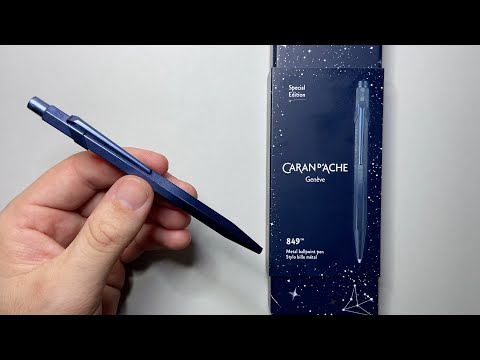 Caran d'Ache 849 'Cosmic Blue (2024)' Ballpoint Pen Review