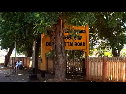 Devakottai Road railway station Tamil Nadu, Indian Railways Video in 4k ultra HD