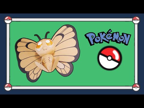 ポケモン【ダンボール工作】バタフリー  Pokémon【DIY】Butterfree