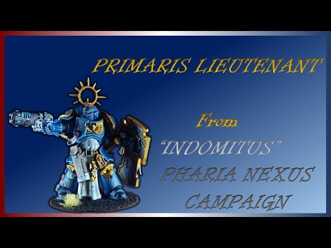 Painting - Primaris Lieutenant from "INDOMITUS"