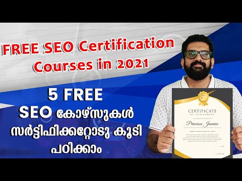 Free SEO Online Courses in 2021 for Beginners | Online SEO Courses in Malayalam for freshers