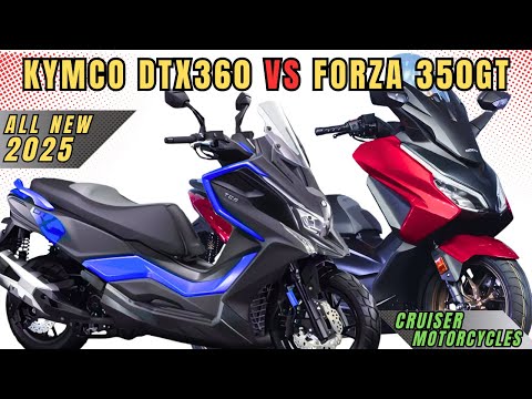 COMPARISON!! 2025 Honda Forza 350 GT VS 2025 Kymco DTX 360: Detailed Specification Showdown!