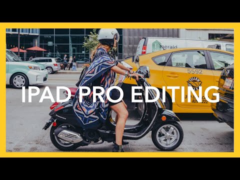 Editing Photos on an iPad Pro Silently