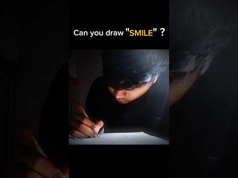 Can u draw "SMILE" 🙂 ?                                #art #smile