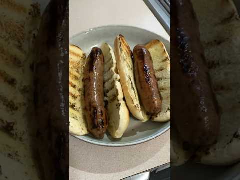 Cider grilled bratwurst ~ Octoberfest !