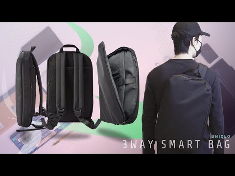 UNIQLO 3WAY SMART BAG / Amazingly Thin and Simple 3-Way - BPG_192