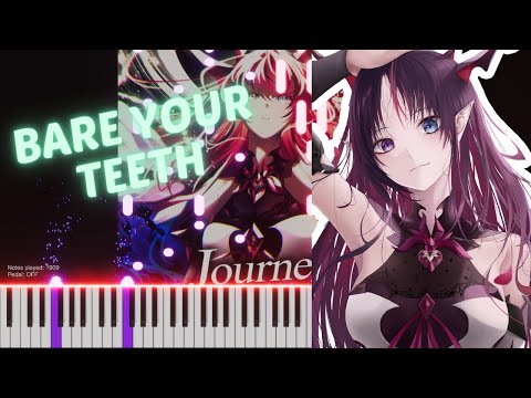 「Bare your teeth」IRyS (Journey) - Original Song - Hololive Piano Cover【ホロライブ/アイリス】ピアノ