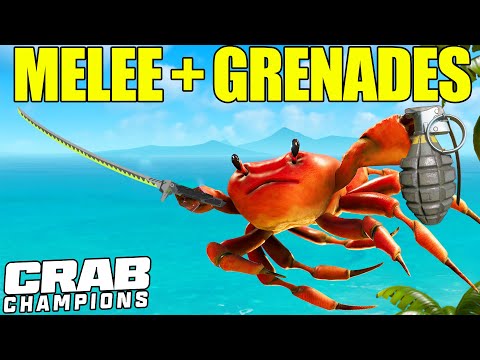 Crab Melee + Grenades ONLY | Crab Champions Gameplay / Showcase