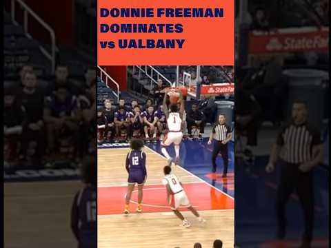 ⁠@SyracuseOrange #DonnieFreemam Sick vs ​⁠@ualbany Literally and Figuratively!  Autry Sound