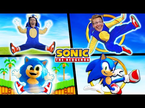 Stunts From Sonic The Hedgehog In Real Life (Games, Movies, Shows +)