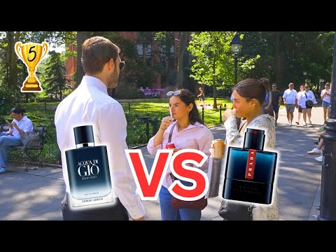 Acqua Di Gio Profondo EDP Vs Prada Luna Rossa Ocean EDT (Fragrance Battle Womens Reactions)