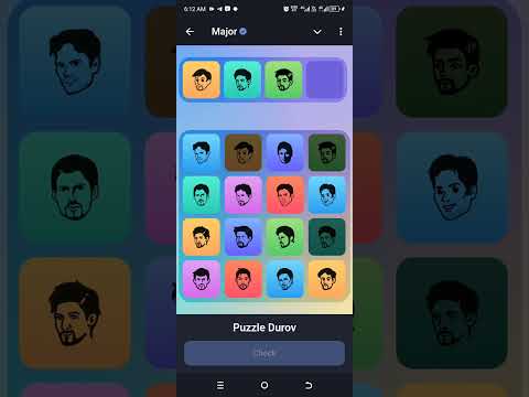 18 October- Major Puzzle Durov Solved Today#airdrop #major #telegram #play2earngame