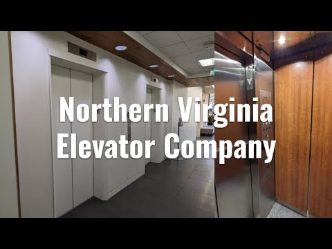 N. VA Elevator Company modded hydraulic elevators at 150 S. Washington St in Falls Church VA