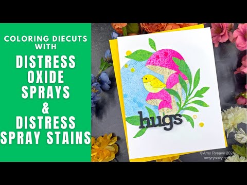 Playing with Distress Sprays | SSS Mushroom Stems Take 14