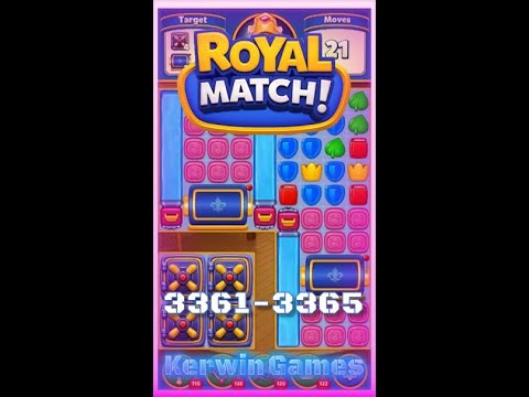 Royal Match Level 3361 3362 3363 3364 3365 - No Boosters Gameplay