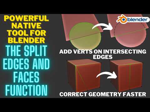 The powerful tool in Blender you didn't know about - Split Edges and Faces