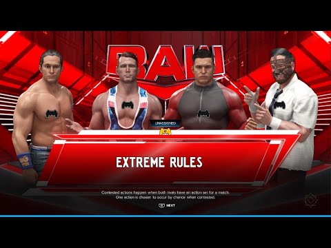 WWE 2K2K24: AWA Monday night dawn: Josh vs Harry vs Ben vs David lee